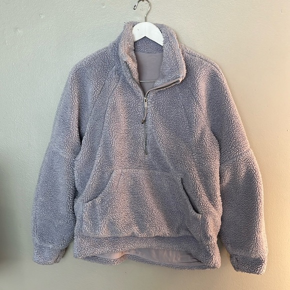 Lululemon Scuba Oversized Fleece Funnel Neck Half Zip Size XS/S - Picture 1 of 3